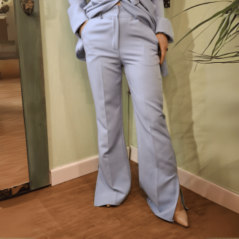Pantalone Cely – Palazzo con Spacchetti Laterali