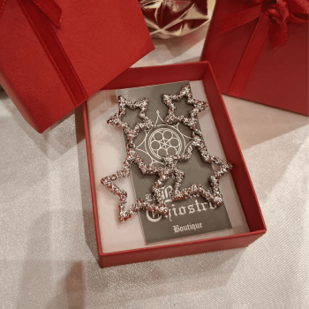 Orecchini silver pendenti a forma di stelle– Eleganza e stile