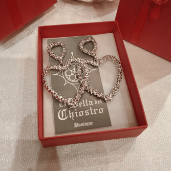 Orecchini silver pendenti a forma di cuore– Eleganza e stile