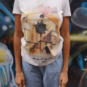 T-shirt in Cotone Biologico Basilica Santa Chiara– Arte e Storia di Napoli