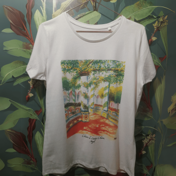 T-shirt in Cotone Biologico Chiostro Santa Chiara– Arte e Storia di Napoli