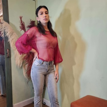 Maglia Velo Fucsia Donna | La bella del chiostro