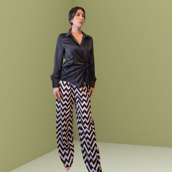 Pantalone Fantasia con Elastico in Vita | La Bella del Chiostro